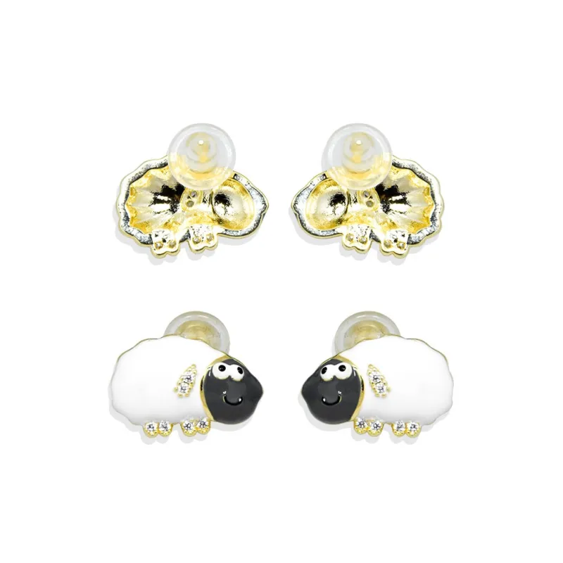 AWE Titanium Steel, Drip Glaze Cute Little Sheep Women's-0