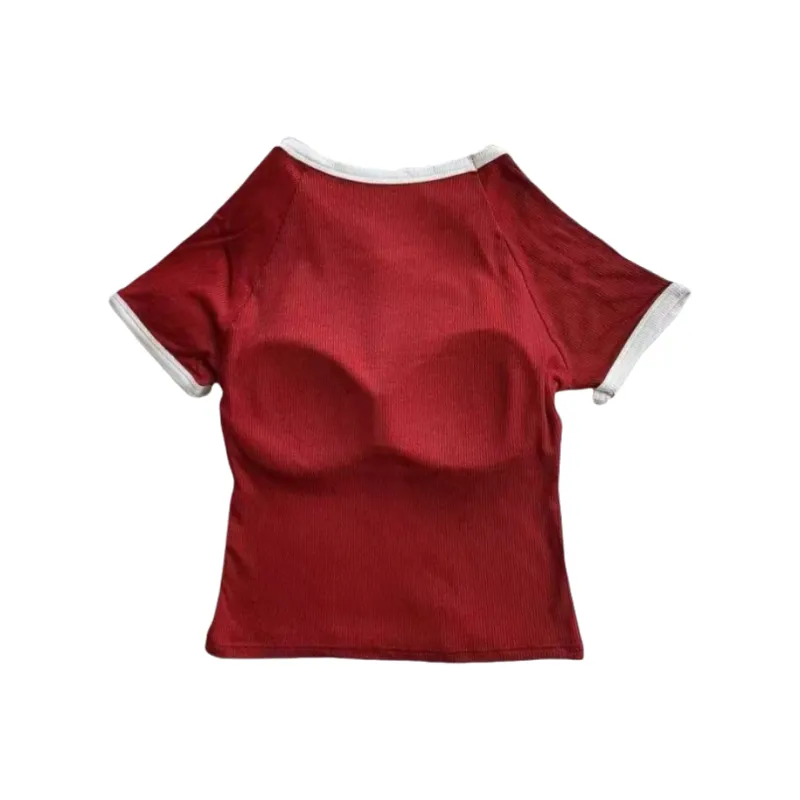 Cotton Gene Crop Tops Women's-12