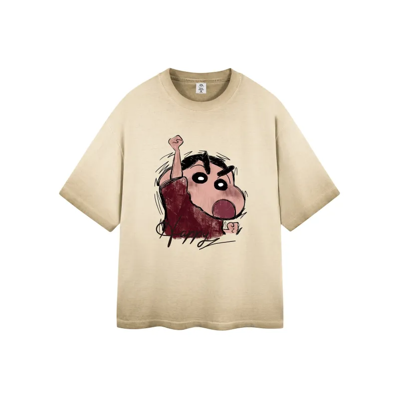 Crayon Shinchan Short Sleeved T Shirts Unisex-2