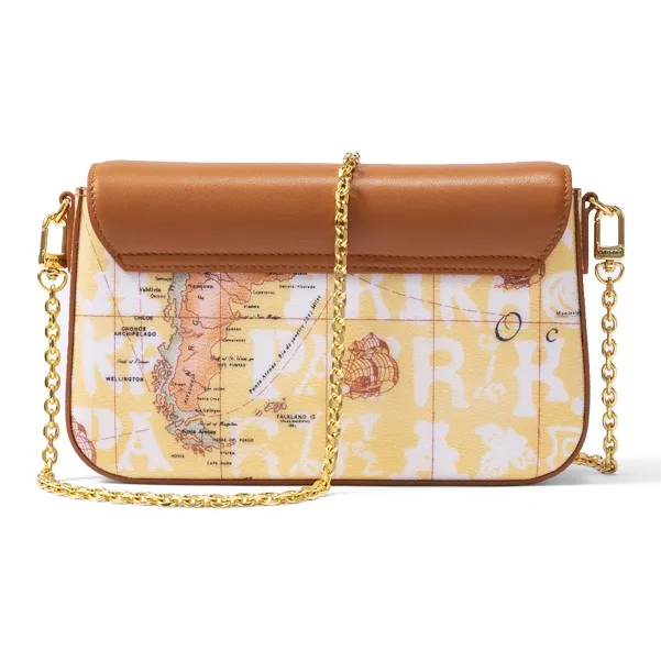 PAPRIKA Cow Leather Shoulder Bag Women's Multicolor-8