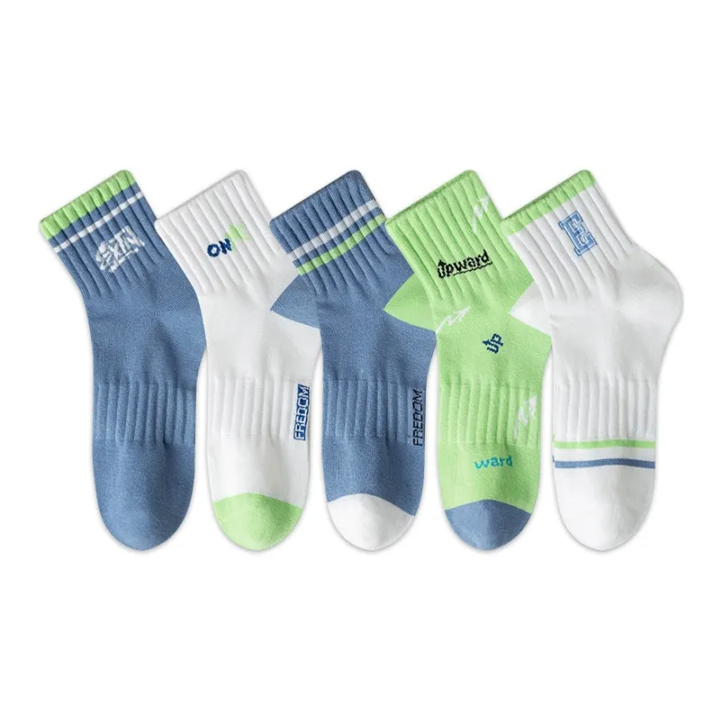 AUGUST Ankle Socks Men's 5 Pack-0