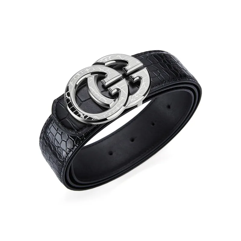 Cheekkiss Top Grain Cow Leather Belts Men's 3.8cm-0