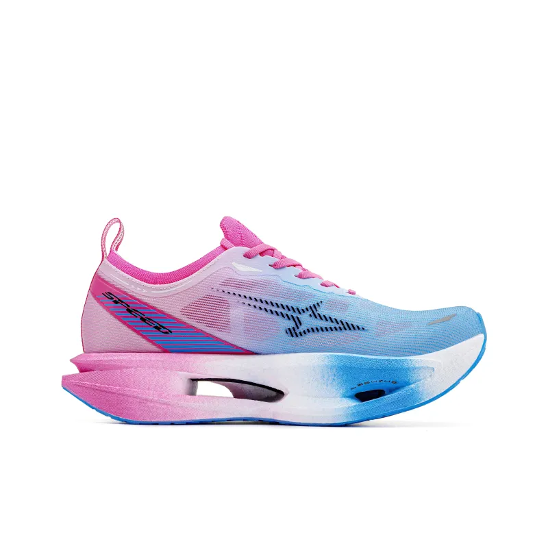 LEBUZHE Running Shoes Unisex Low Top Blue, Pink-1