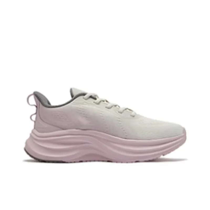 361° Non-slip Wear-resistant Shock Absorption Low-Top Sprint Running Shoes Women's Gray Purple-1