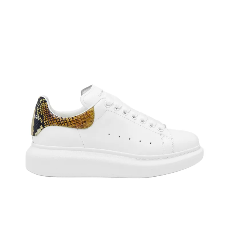 Alexander McQueen Oversized Sneaker Low Top Casual Shoes Women's White-1