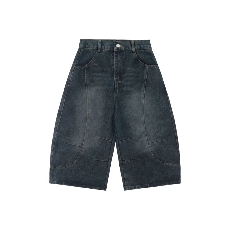 HLPT Denim Shorts Unisex-5