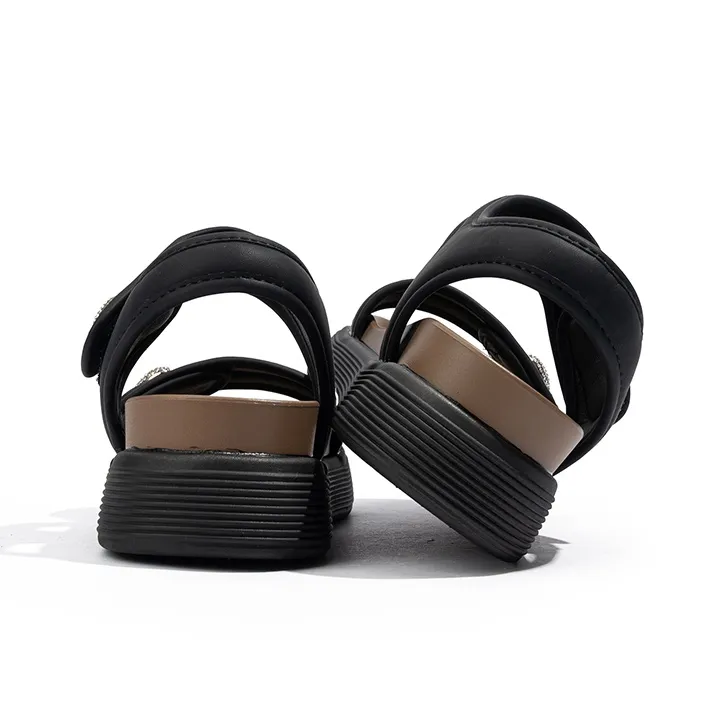 BABAYA KIDS One Strap Sandals Women's Black-4