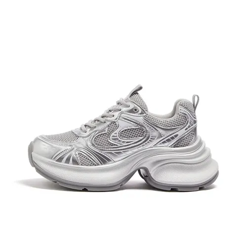 CAMEL Height Increasing Breathable Chunky Sneakers Women's