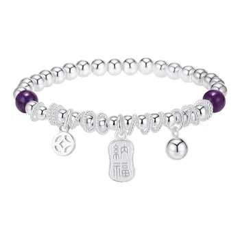 SINO GEM S925 Silver Bracelets Unisex