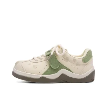 The New Age Family Low Top Skateboard Shoes Women's Yellow Green