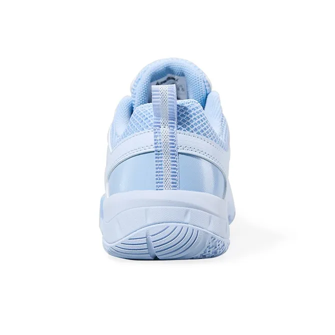 Kawasaki Cushioning Coverage Low Top Badminton Shoes Unisex White Rainbow-9