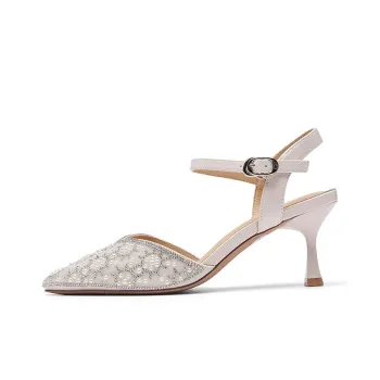 Spider King Slim Heel High Heels Women's Gold
