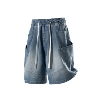 G.M BONNEY Denim Shorts Unisex