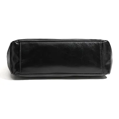 Jade En Plus PU Shoulder Bag Regular Women's Tranquil Black/Pearl White-6