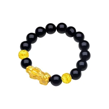 Blooming Petals Ebony Bracelets Unisex