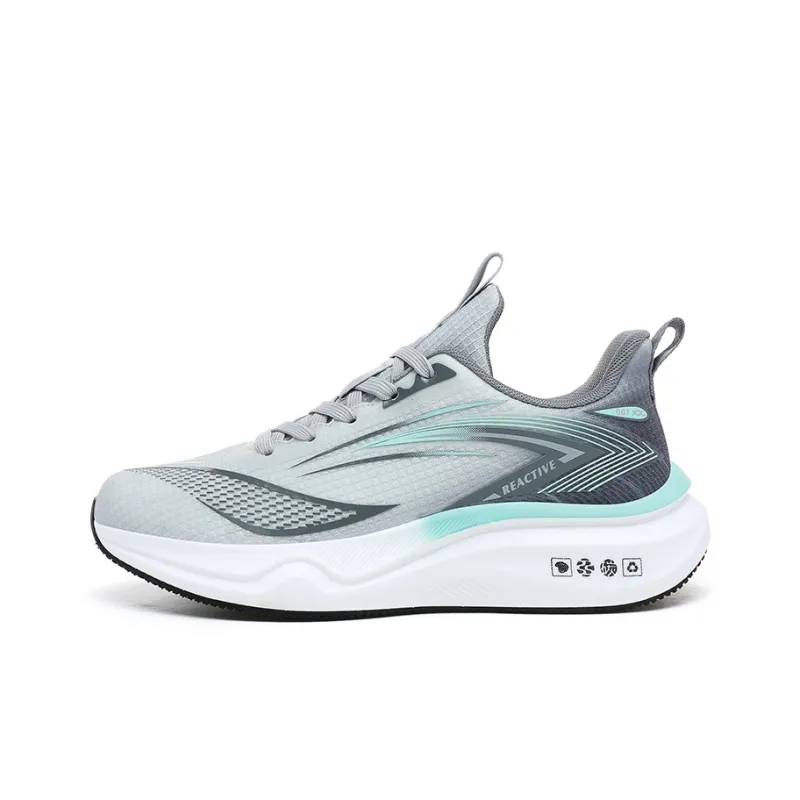 Gaius Durant Abrasion Resistant Anti Rollover Slip Resistant Low Top Running Shoes Men's Light Gray Cyan-0