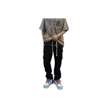 CORNILOT Casual Pants Unisex Black