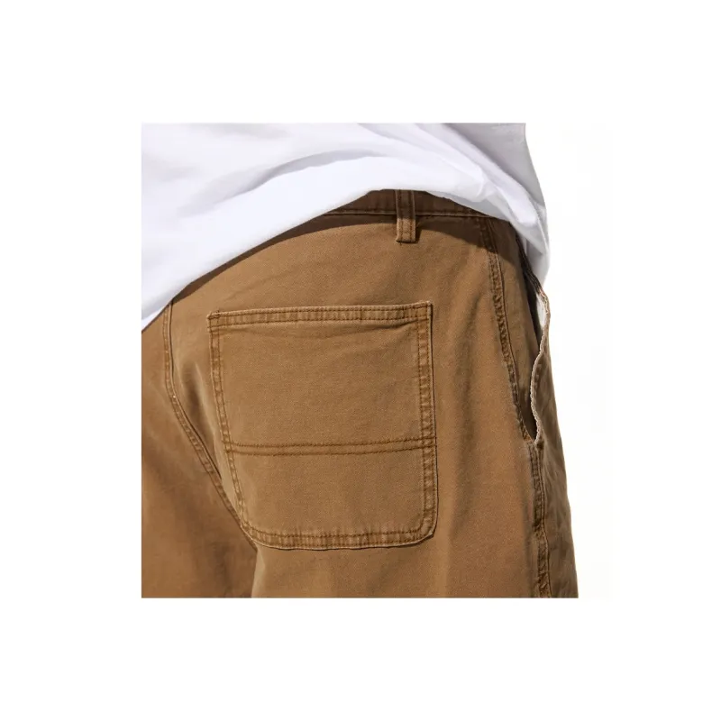 FCB ARCELONA Denim Shorts Unisex Khaki-4