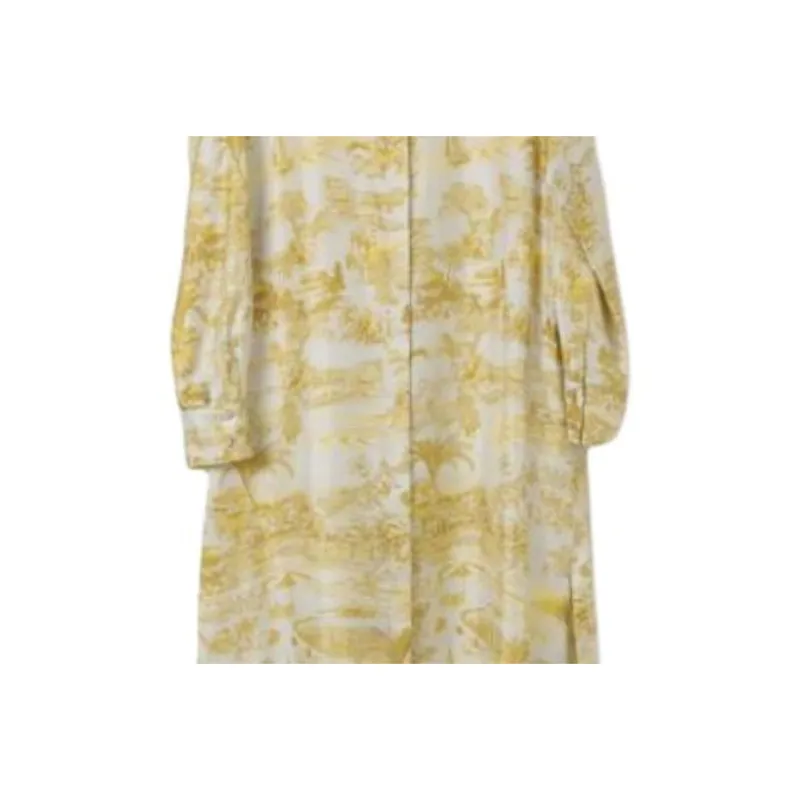 MaxMara Studio Svelto All Over Patterned Belted Dress-2