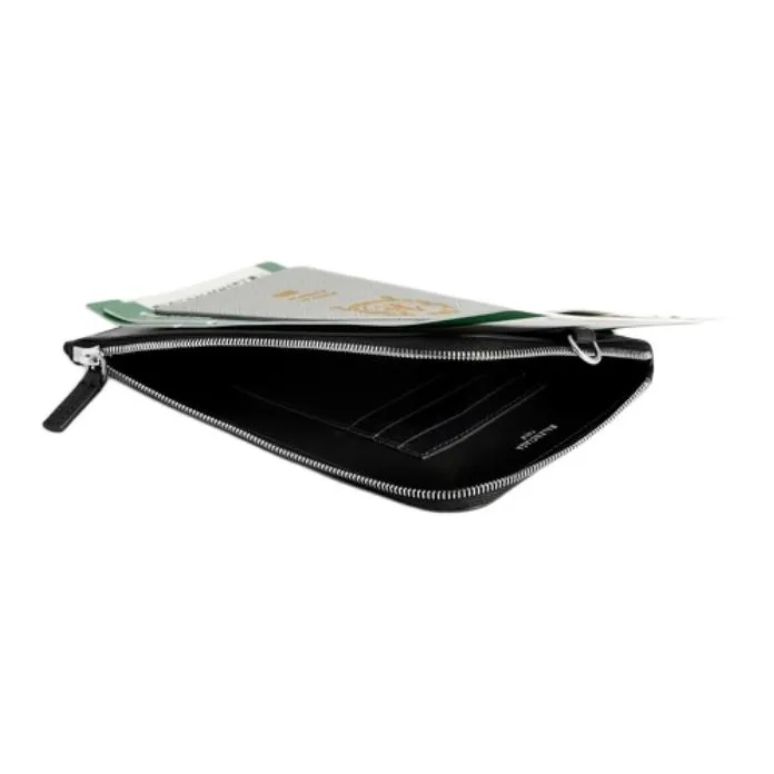 Balenciaga Cow Leather Wallet Unisex Gray-2