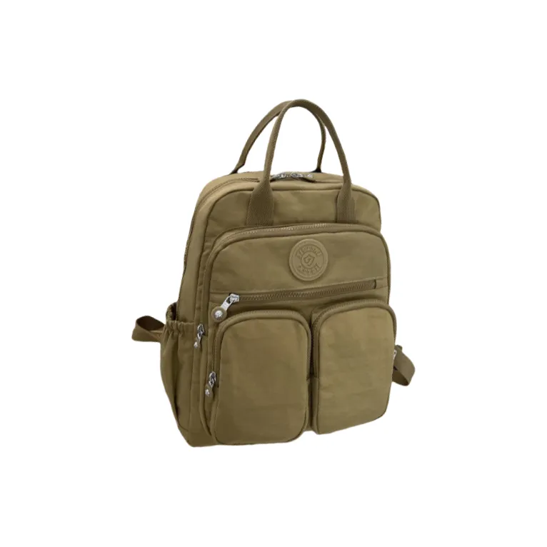 Gerlanx Nylon Fabric Backpack Unisex Multicolor-12