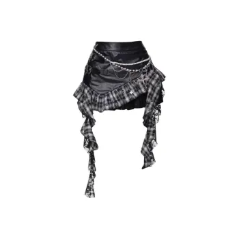 Gentle Welcome Leather Short Skirts Women's