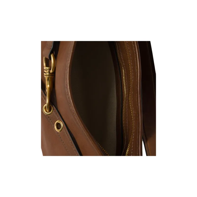 MIU MIU Aventure Sheepskin Shoulder Bag Women's Oak-3