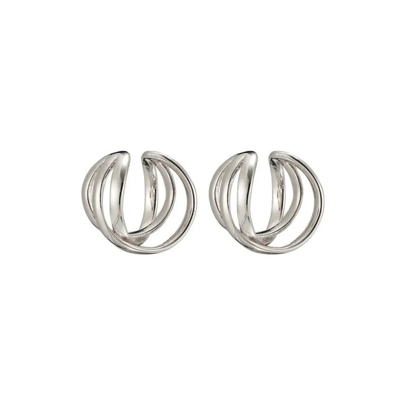 EAR PARTNER Copper Clip On Earrings Women's-3