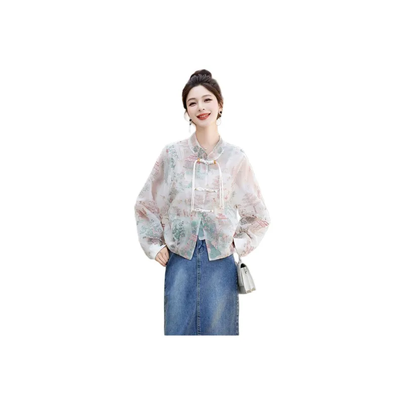 Mu Xiao Xin Cropped Coat Women's-2