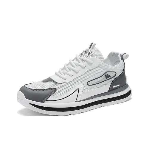 BAKE Slip Resistant, Abrasion Resistant, Breathable Low Top Chunky Sneakers Men's