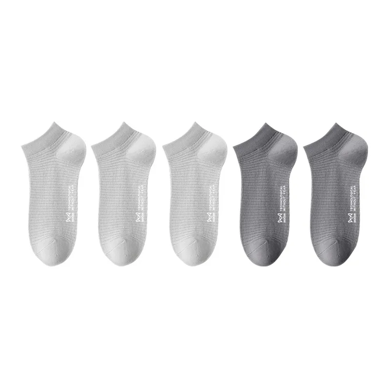 MIIOW Cool One Summer Series No Show Socks Men's 5 Pack-22