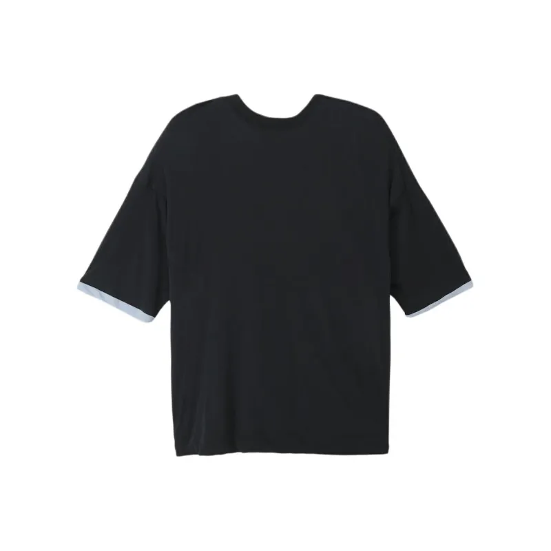 CINOH T Shirts Men Charcoal Gray/Sax Blue-1