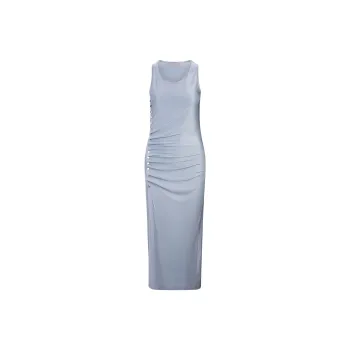 Paco Rabanne Sleeveless Ruched Pression Dress