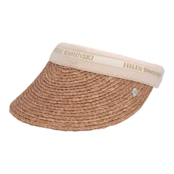 HELEN KAMINSKI Rayon, Cotton, Raffia, Polyester, Nylon, Elastane Sun Protection Hats Women's Brown