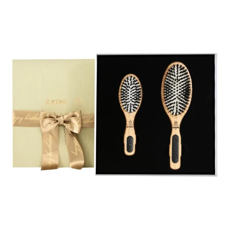 Kent Boar Bristle Airbag Clothing Sets Massage Comb Soothe Scalp PF01+PF02-9