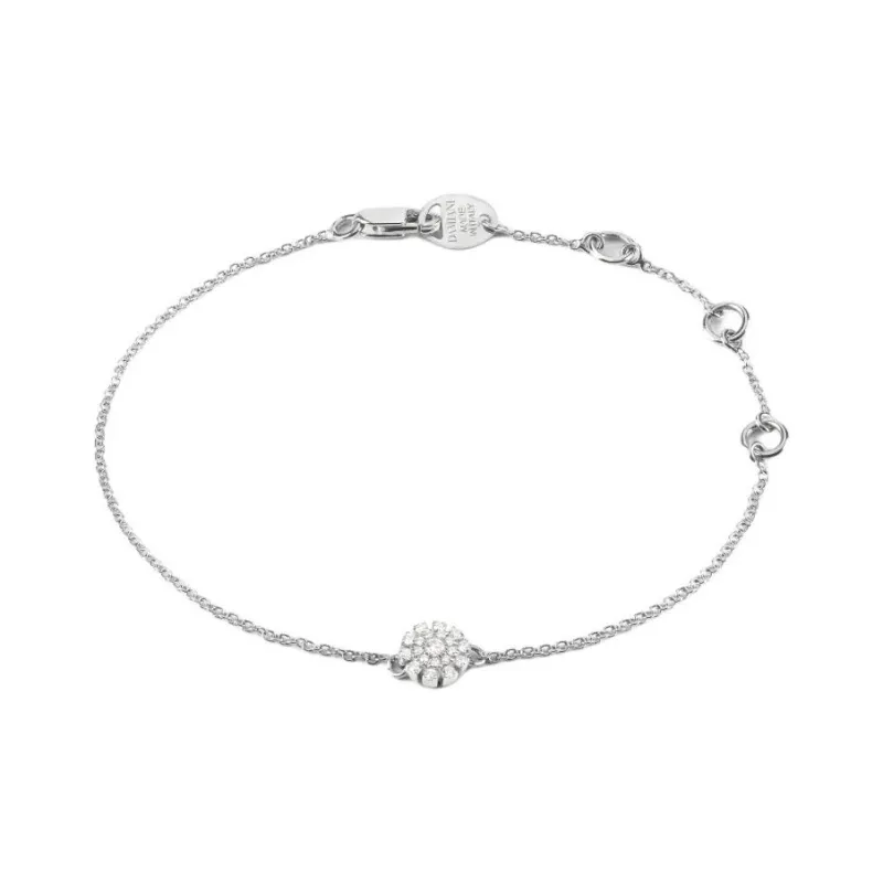 Damiani White Gold, Diamond Bracelets Women's Silver-0