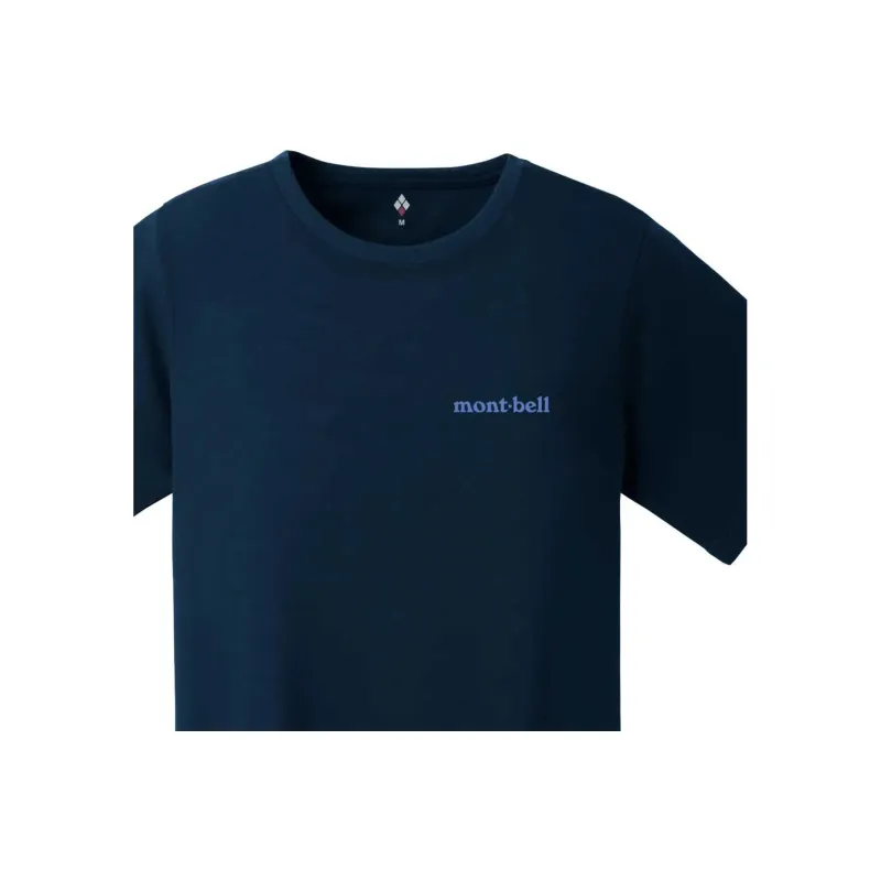 MONTBELL Regular T Shirt Women's Blue-2