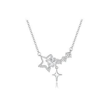 ZEGL Synthetic Cubic Zirconia Necklaces Women's