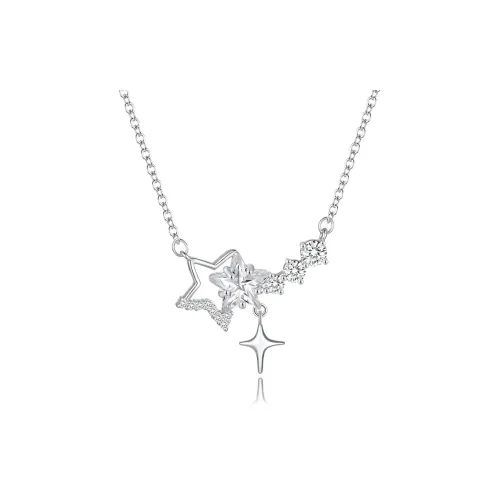 ZEGL Synthetic Cubic Zirconia Necklaces Women's