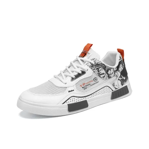 BAKE Slip Resistant And Breathable Low Top Skateboard Shoes Men's