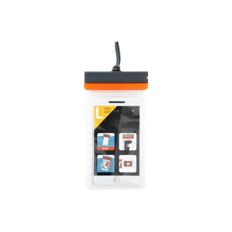 DECATHLON Minimalist Style Cell Phone Pouch Tubas Unisex Transparent-2