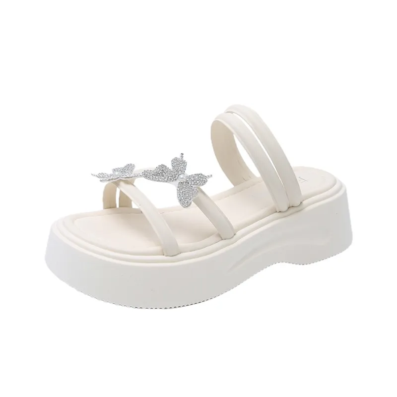 WUJI Rubber Sole Slip Resistant Abrasion Resistant Slide Slippers Women's-4