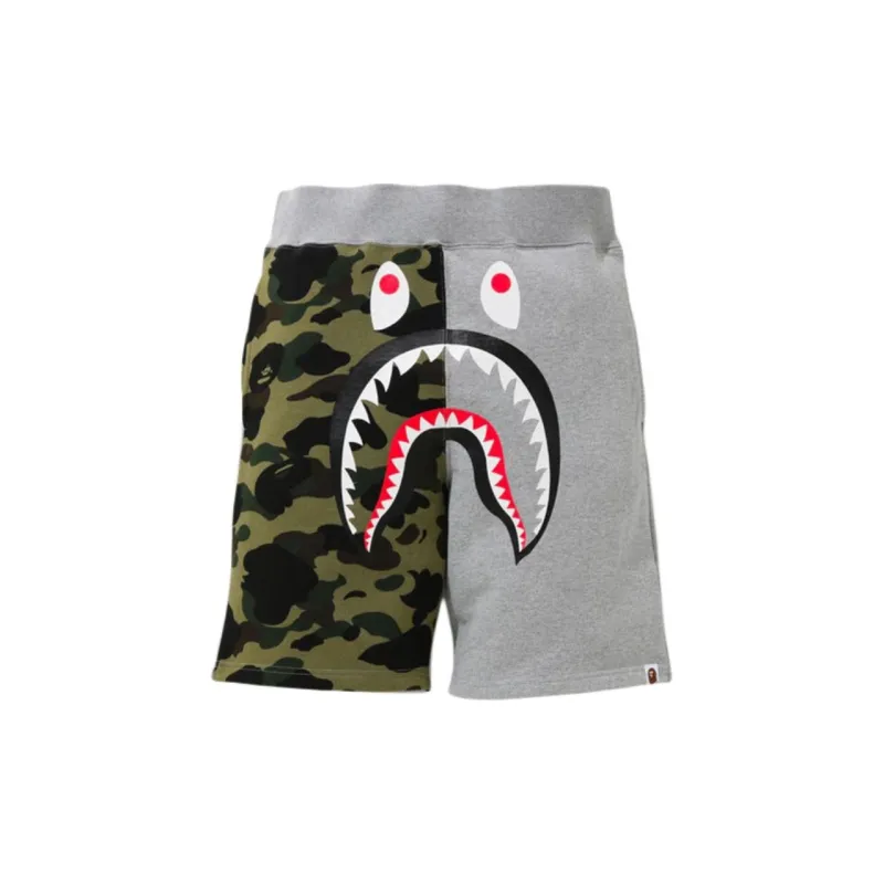 Bape Shark Sweat Shorts-2