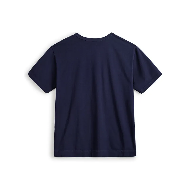 MADEN T Shirts Men Navy Blue-1