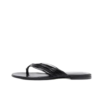 PROENZA SCHOULER Cable Flip Flops Women's Black