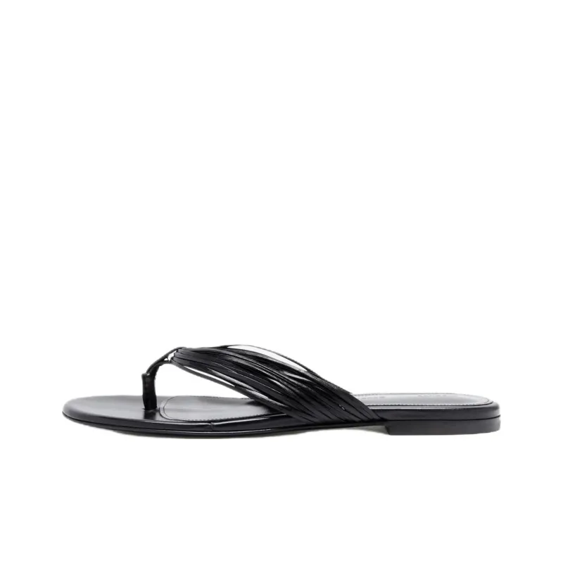 PROENZA SCHOULER Cable Flip Flops Women's Black-0