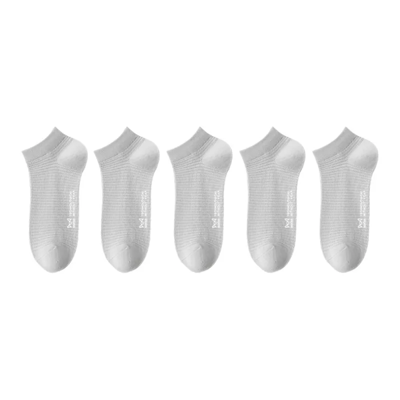 MIIOW Cool One Summer Series No Show Socks Men's 5 Pack-25