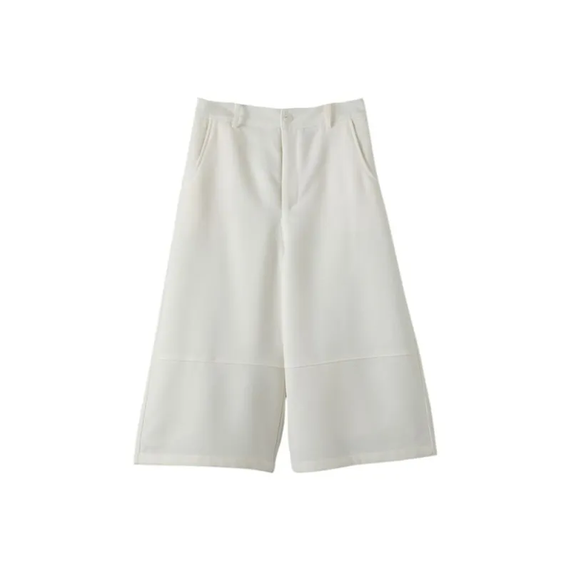 Late White Casual Shorts Women's-0