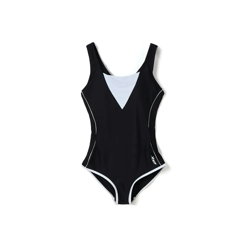 XTEP One piece Swimsuit Women's Black-0