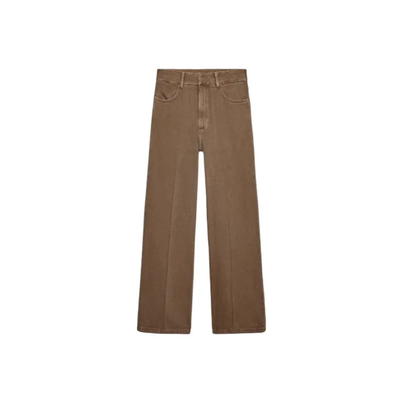 ZARA ZW Series Jeans Women's Brown-0
